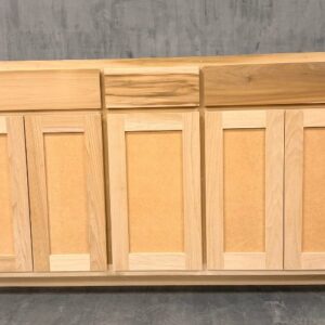 Double Sink Base Vanity Sink Base Quint Door Cabinet Front View - Furniture N Cabinets