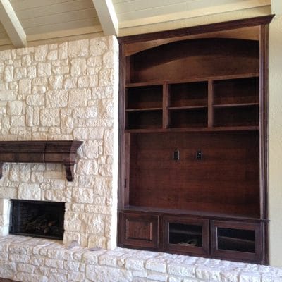 Custom Family Room Cabinets